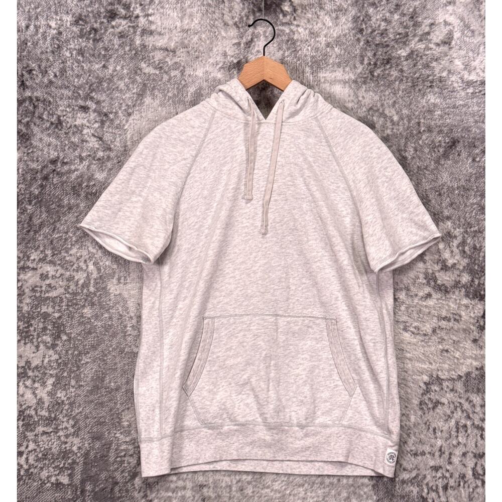 Reigning Champ Short Sleeve Hoodie Large Mens Gray Boxing